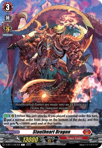 Stoutheart Dragon (D-BT11/057EN) [Clash of the Heroes] | Pegasus Games WI