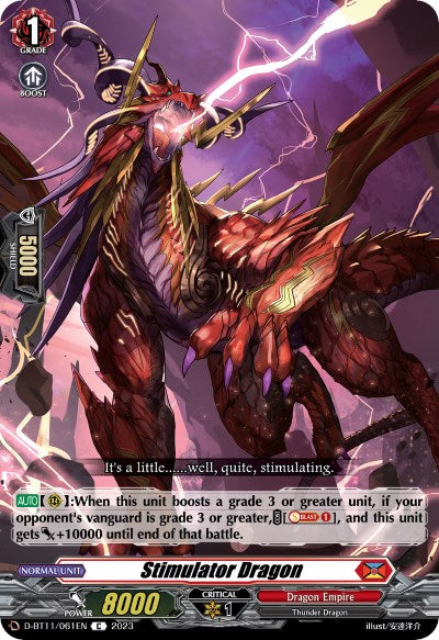 Stimulator Dragon (D-BT11/061EN) [Clash of the Heroes] | Pegasus Games WI