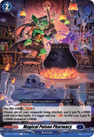 Magical Poison Pharmacy (D-BT11/074EN) [Clash of the Heroes] | Pegasus Games WI