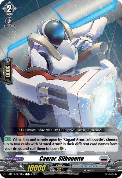 Caezar, Silhouette (D-BT11/077EN) [Clash of the Heroes] | Pegasus Games WI