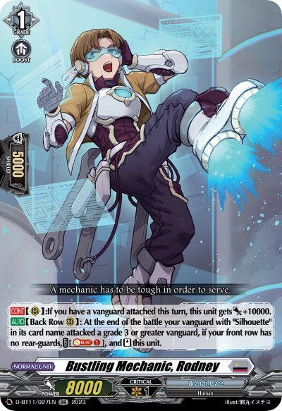 Bustling Mechanic, Rodney (D-BT11/027EN) [Clash of the Heroes] | Pegasus Games WI