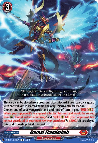 Eternal Thunderbolt (D-BT11/038EN) [Clash of the Heroes] | Pegasus Games WI