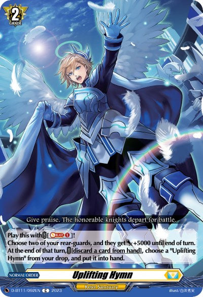 Uplifting Hymn (D-BT11/092EN) [Clash of the Heroes] | Pegasus Games WI