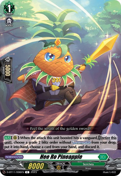 Hee Ro Pineapple (D-BT11/096EN) [Clash of the Heroes] | Pegasus Games WI