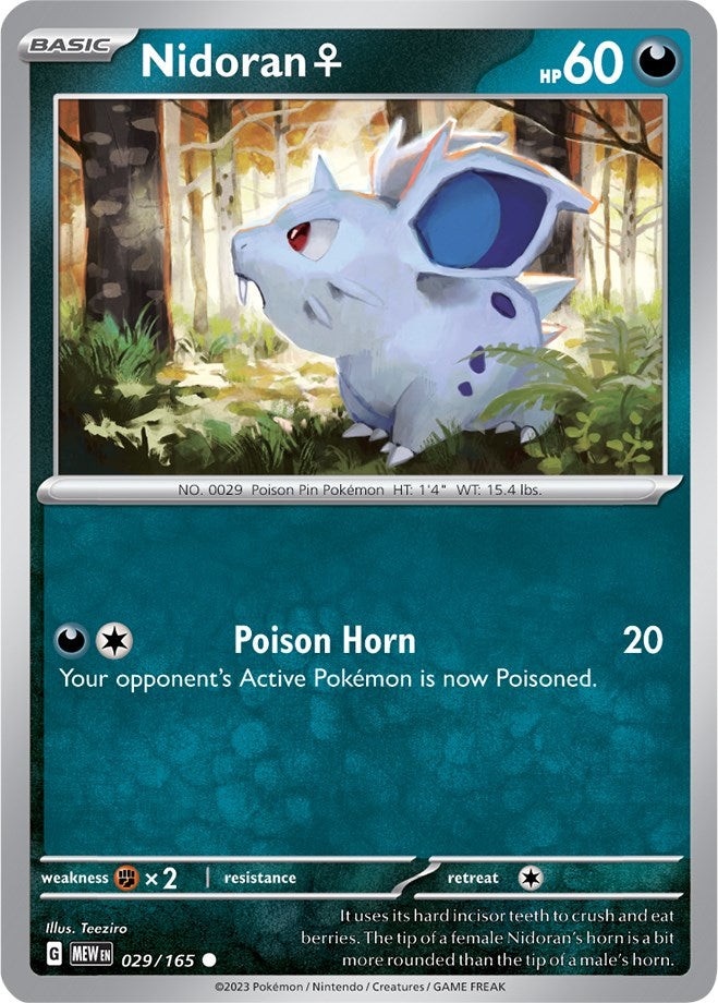 Nidoran F (029/165) [Scarlet & Violet 151] | Pegasus Games WI