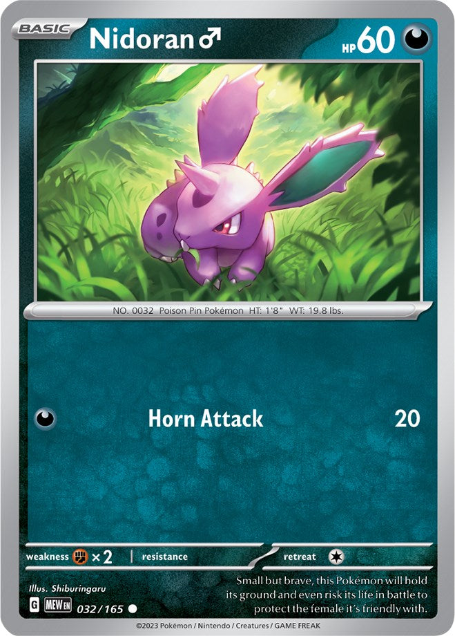 Nidoran M (032/165) [Scarlet & Violet 151] | Pegasus Games WI