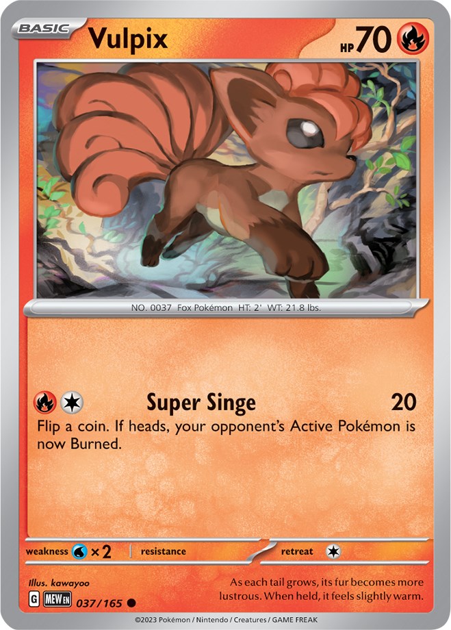 Vulpix (037/165) [Scarlet & Violet 151] | Pegasus Games WI