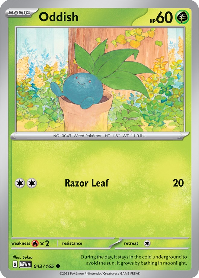 Oddish (043/165) [Scarlet & Violet: 151] | Pegasus Games WI