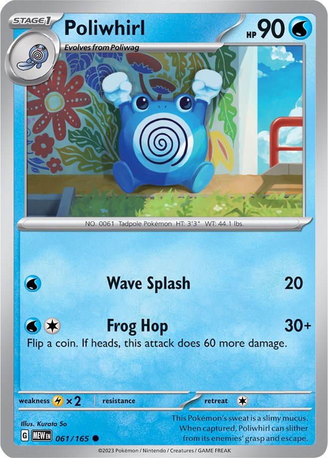 Poliwhirl (061/165) [Scarlet & Violet 151] | Pegasus Games WI