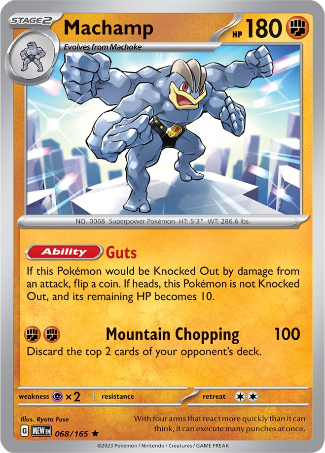 Machamp (068/165) [Scarlet & Violet: 151] | Pegasus Games WI