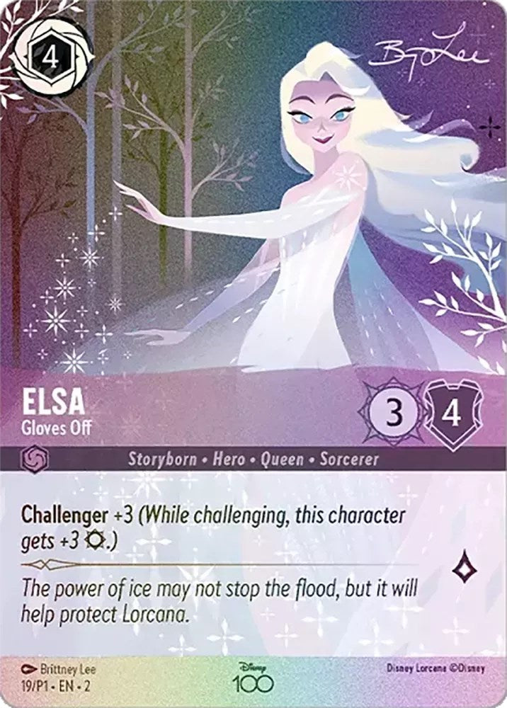 Elsa - Gloves Off (Enchanted) (19) [Disney100 Promos] | Pegasus Games WI