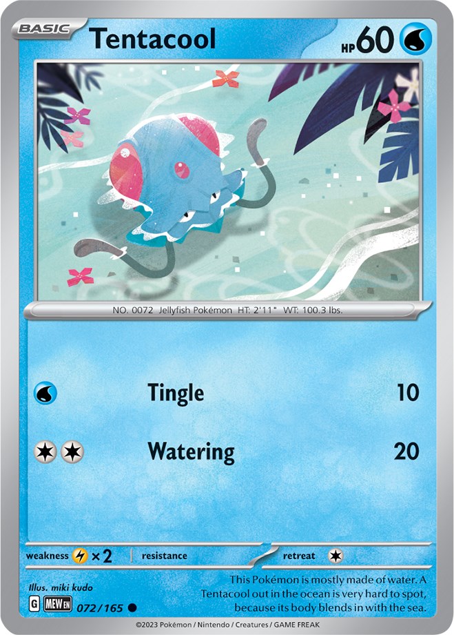 Tentacool (072/165) [Scarlet & Violet 151] | Pegasus Games WI