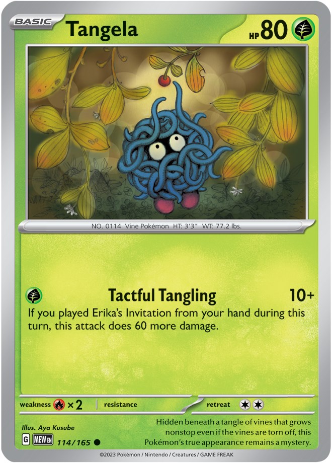 Tangela (114/165) [Scarlet & Violet 151] | Pegasus Games WI