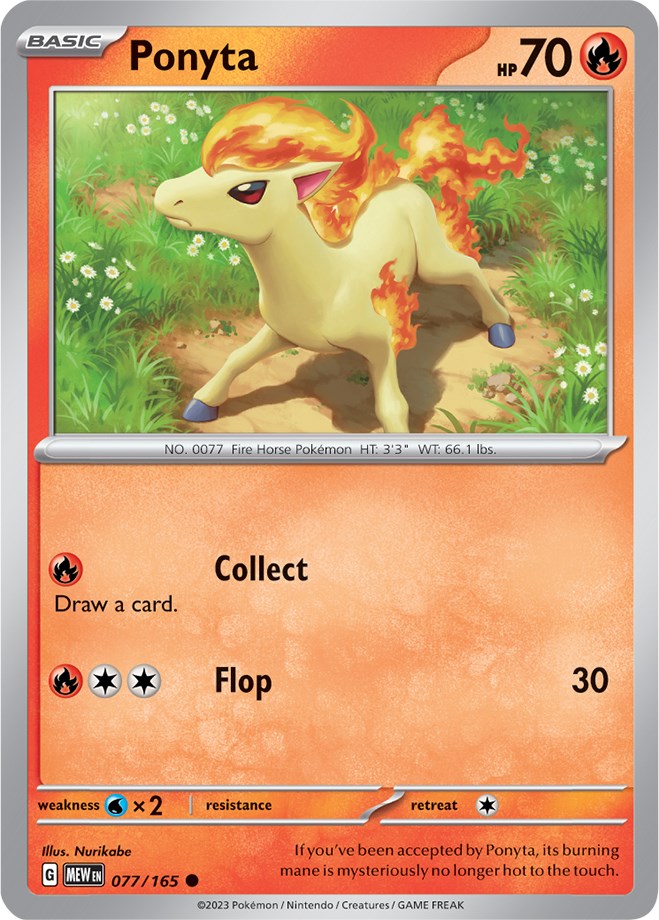 Ponyta (077/165) [Scarlet & Violet: 151] | Pegasus Games WI