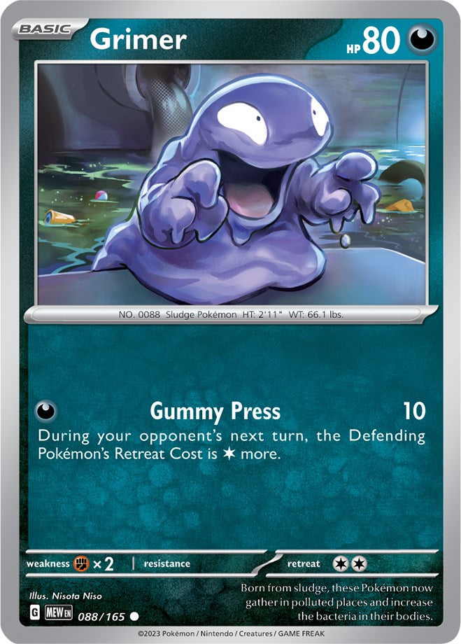 Grimer (088/165) [Scarlet & Violet: 151] | Pegasus Games WI