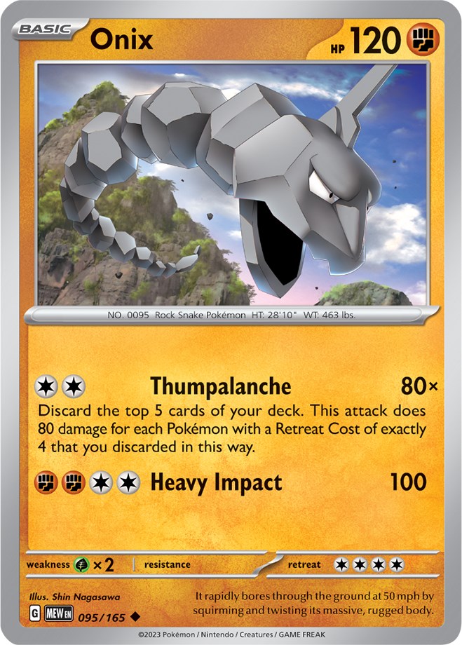 Onix (095/165) [Scarlet & Violet 151] | Pegasus Games WI