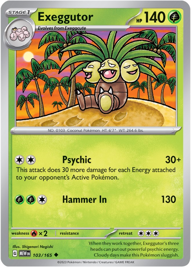 Exeggutor (103/165) [Scarlet & Violet 151] | Pegasus Games WI