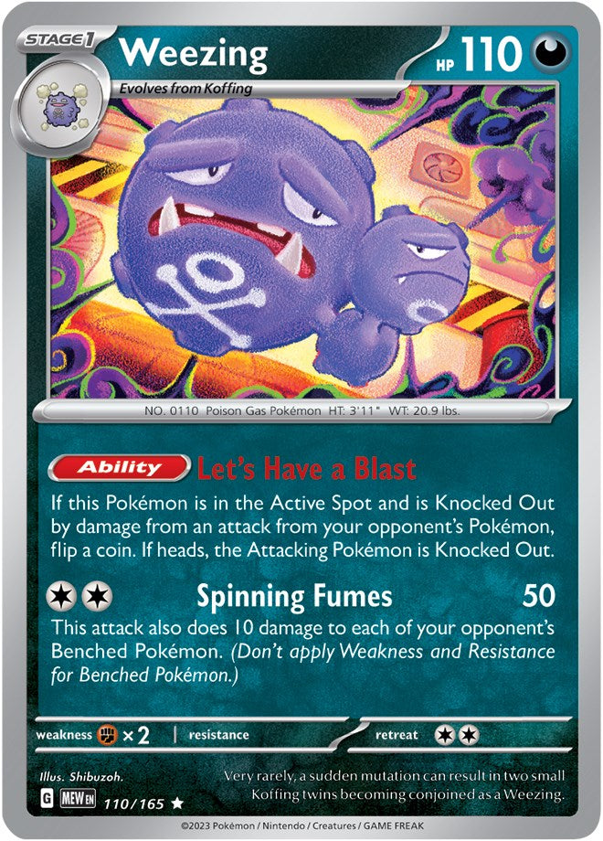 Weezing (110/165) [Scarlet & Violet: 151] | Pegasus Games WI