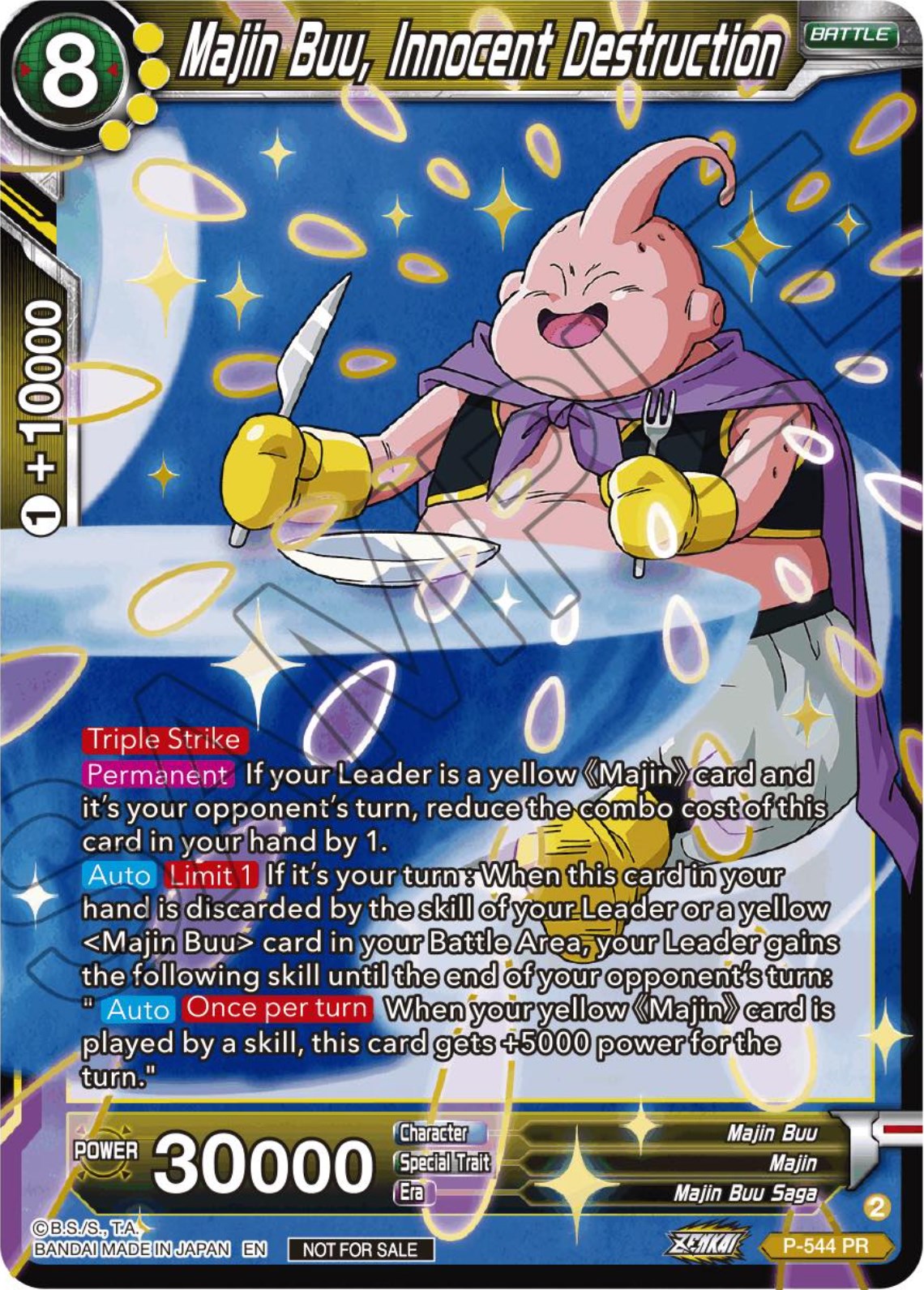 Majin Buu, Innocent Destruction (Championship Selection Pack 2023 Vol.3) (P-544) [Tournament Promotion Cards] | Pegasus Games WI