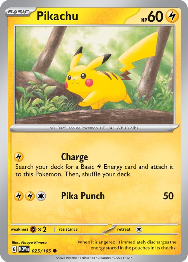 Pikachu (025/165) [Scarlet & Violet 151] | Pegasus Games WI