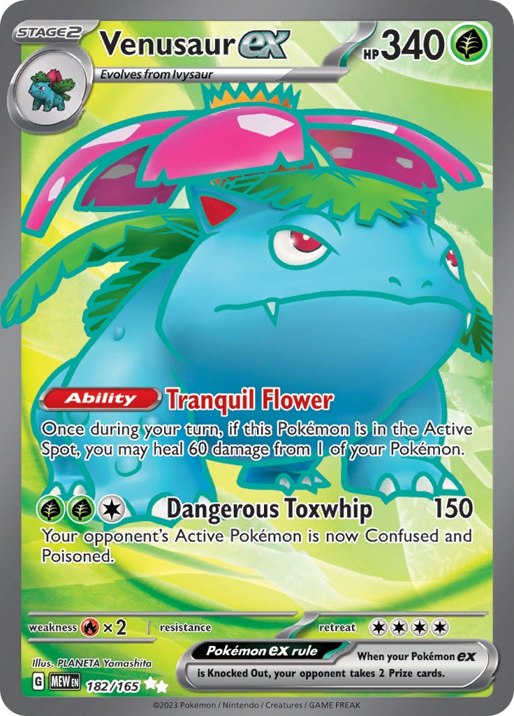 Venusaur ex (182/165) [Scarlet & Violet 151] | Pegasus Games WI