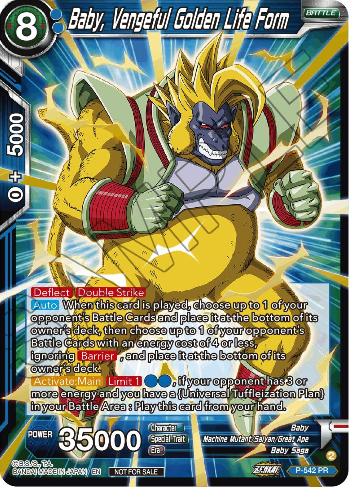 Baby, Vengeful Golden Life Form (Championship Selection Pack 2023 Vol.3) (Gold-Stamped) (P-542) [Tournament Promotion Cards] | Pegasus Games WI
