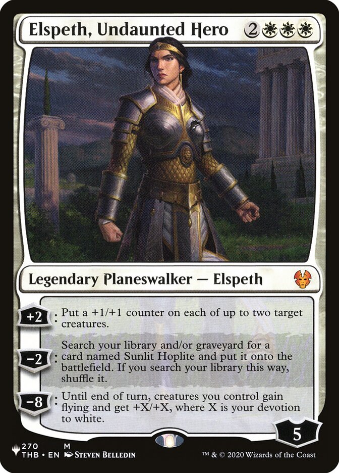 Elspeth, Undaunted Hero [The List] | Pegasus Games WI