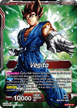 Vegito // Fusion Warrior Super Saiyan Vegito (Championship 2023 Golden Card Vol.3) (BT2-001) [Tournament Promotion Cards] | Pegasus Games WI