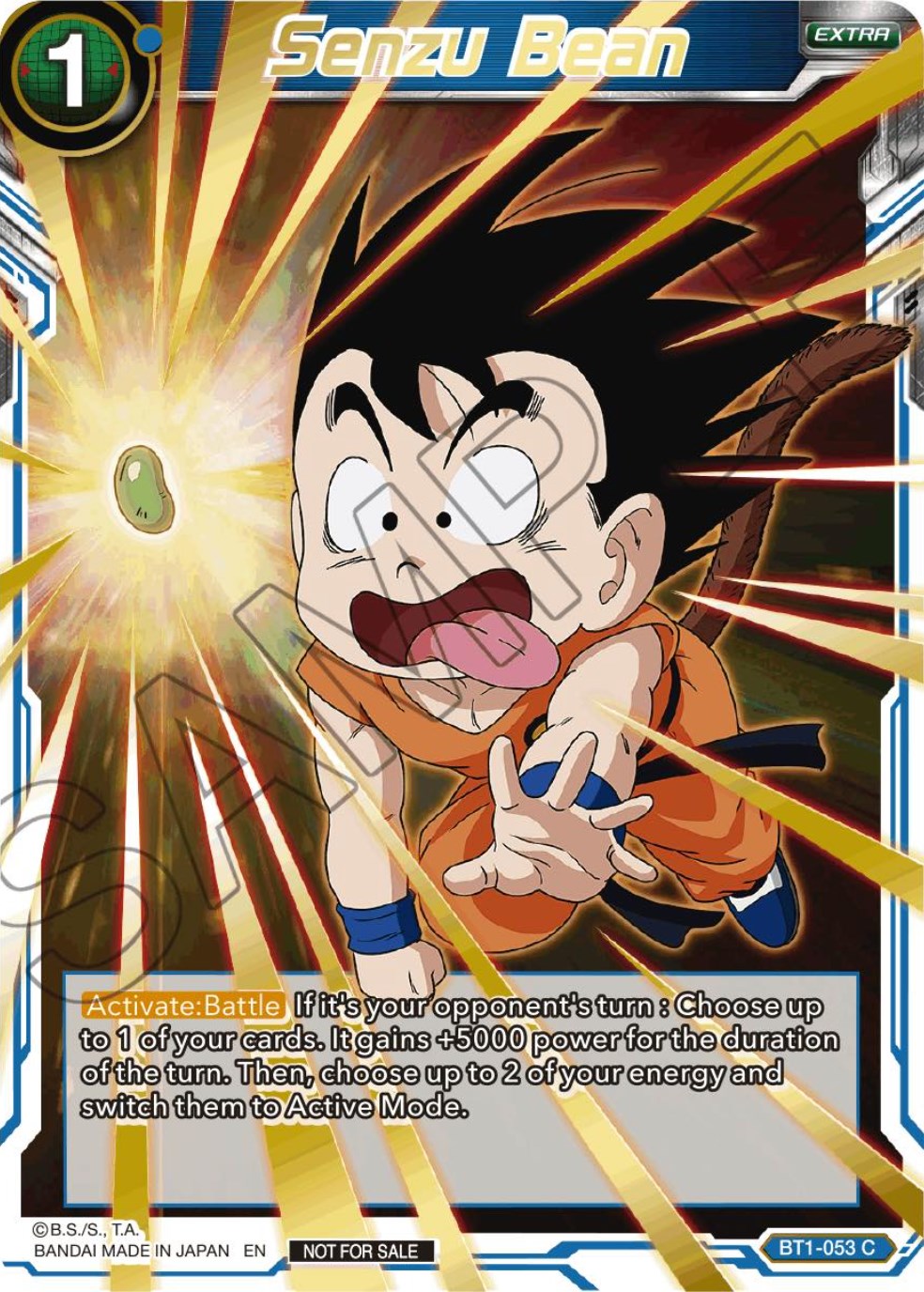 Senzu Bean (Alt. Art Card Set 2023 Vol. 3) (BT1-053) [Tournament Promotion Cards] | Pegasus Games WI