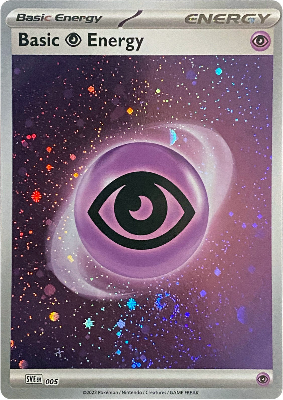 Basic Psychic Energy (005) (Cosmos Holo) [Scarlet & Violet: Base Set] | Pegasus Games WI