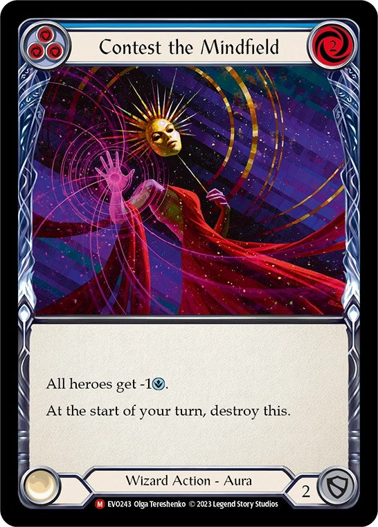 Contest the Mindfield [EVO243] (Bright Lights)  Rainbow Foil | Pegasus Games WI