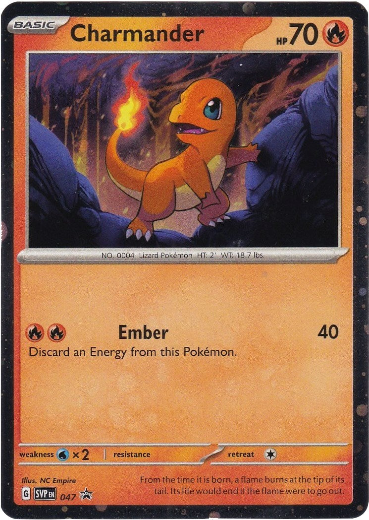 Charmander (047) (Cosmos Holo) [Scarlet & Violet: Black Star Promos] | Pegasus Games WI