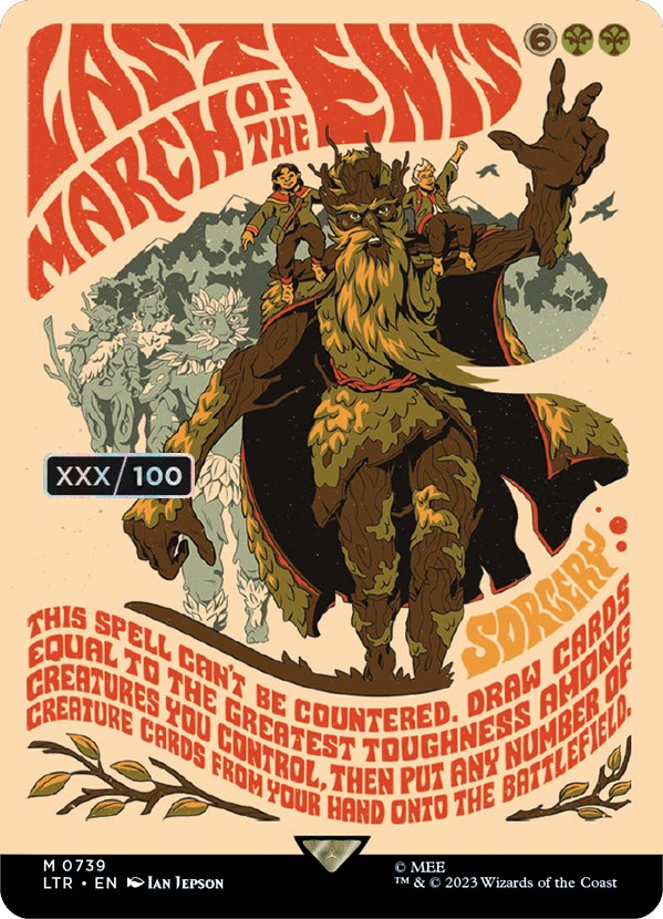 Last March of the Ents (Borderless Poster) (Serialized) [The Lord of the Rings: Tales of Middle-Earth] | Pegasus Games WI