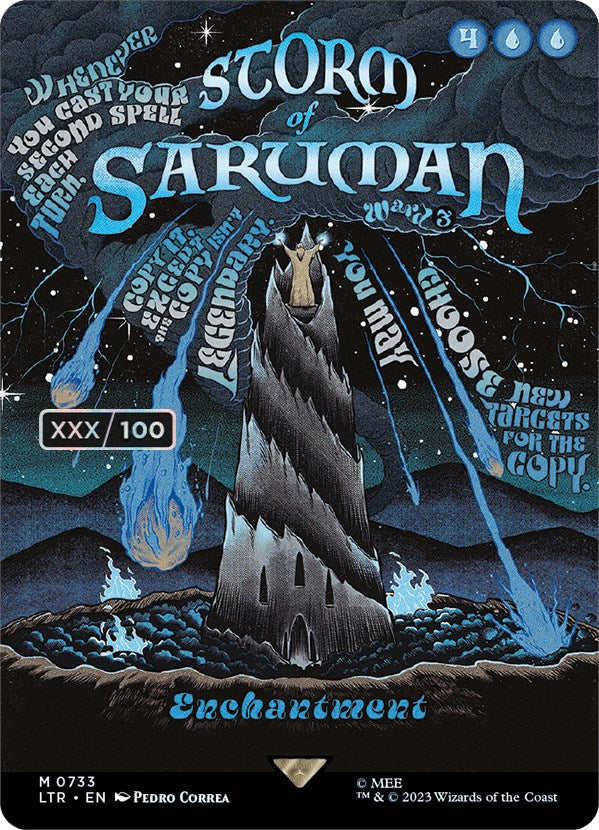 Storm of Saruman (Borderless Poster) (Serialized) [The Lord of the Rings: Tales of Middle-Earth] | Pegasus Games WI