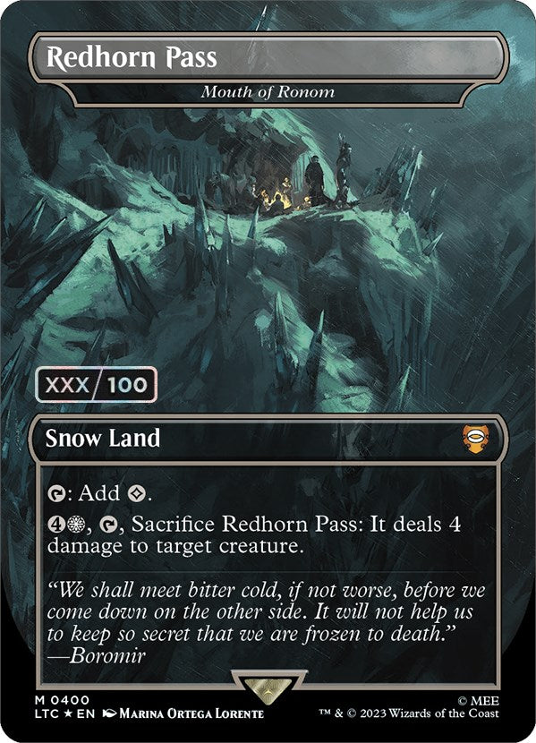 Redhorn Pass - Mouth of Ronom (Serialized) [The Lord of the Rings: Tales of Middle-Earth Commander] | Pegasus Games WI