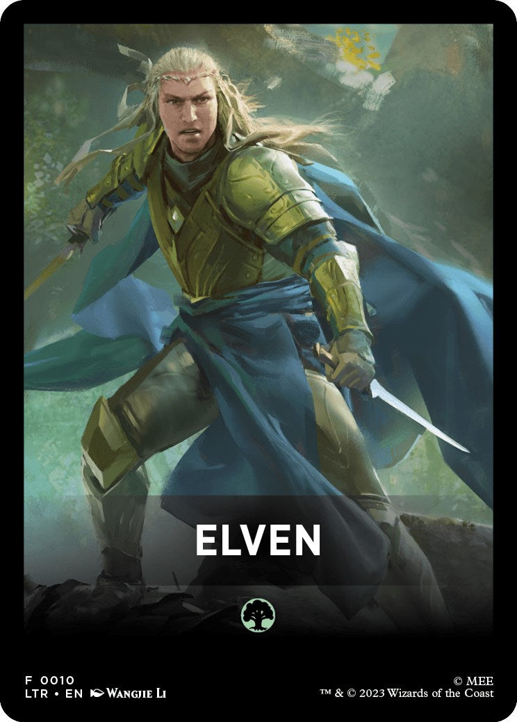 Elven Theme Card [The Lord of the Rings: Tales of Middle-Earth] | Pegasus Games WI