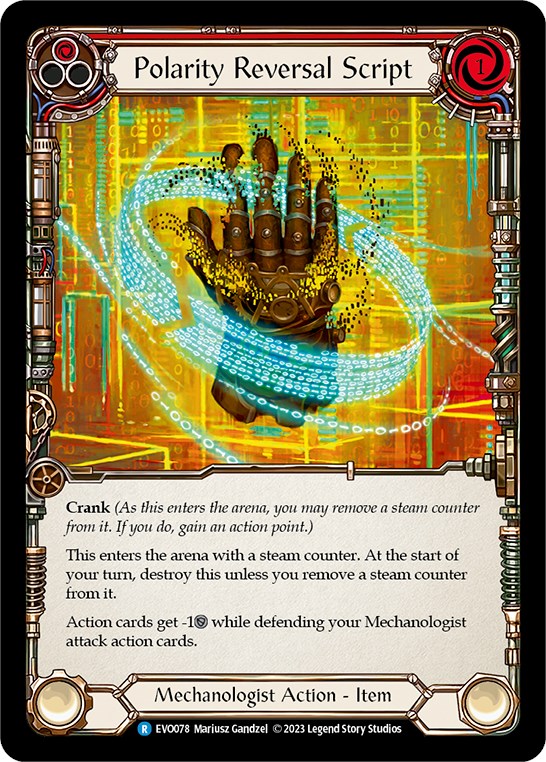 Polarity Reversal Script [EVO078] (Bright Lights)  Rainbow Foil | Pegasus Games WI