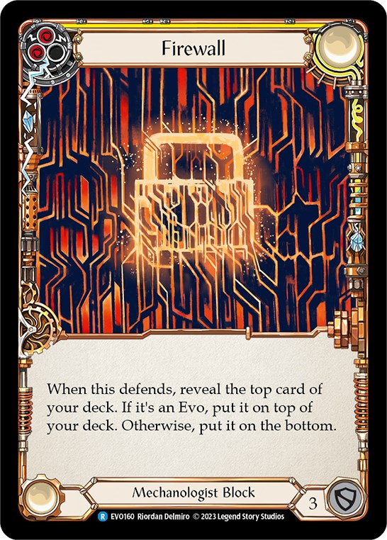 Firewall (Yellow) [EVO160] (Bright Lights) | Pegasus Games WI