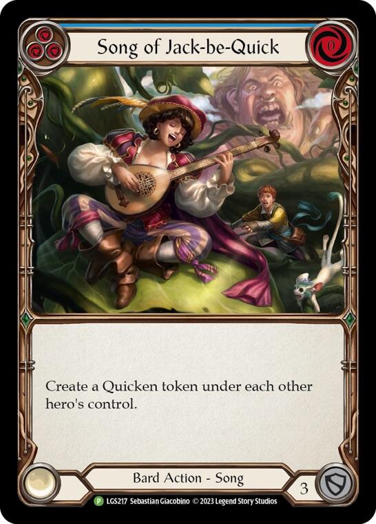 Song of Jack-be-Quick [LGS217] (Promo)  Rainbow Foil | Pegasus Games WI