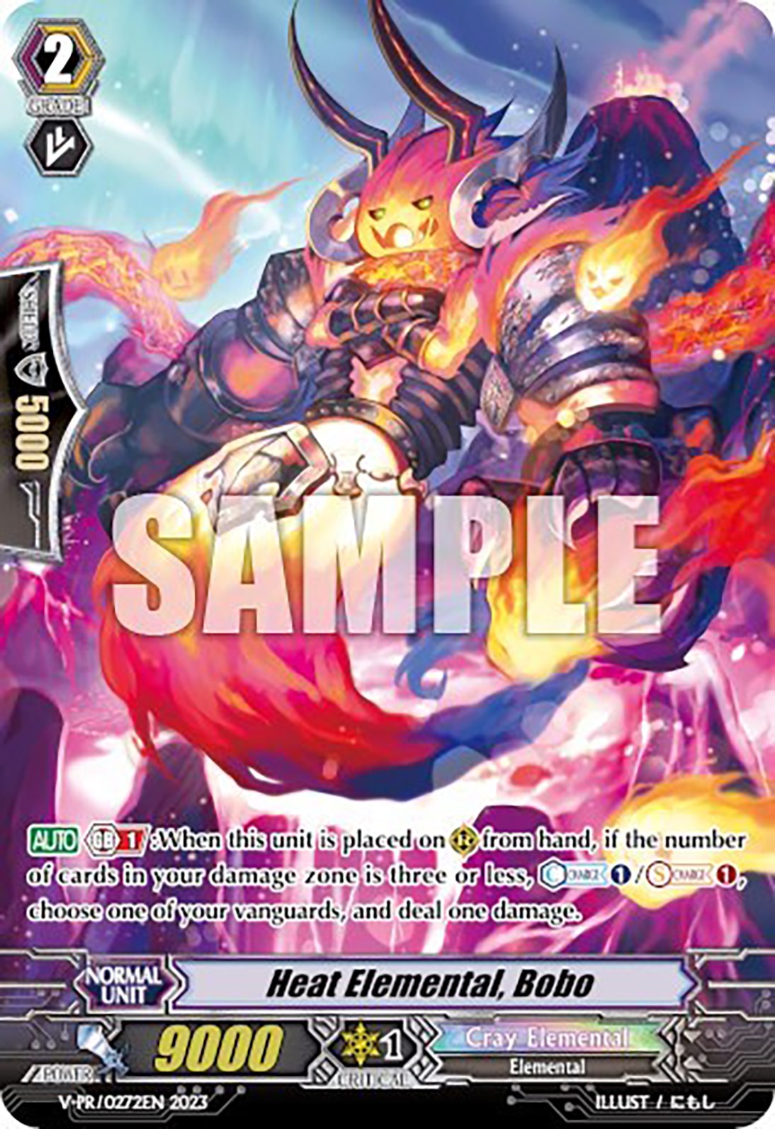 Heat Elemental, Bobo (PR/0272EN) [V Promo Cards] | Pegasus Games WI