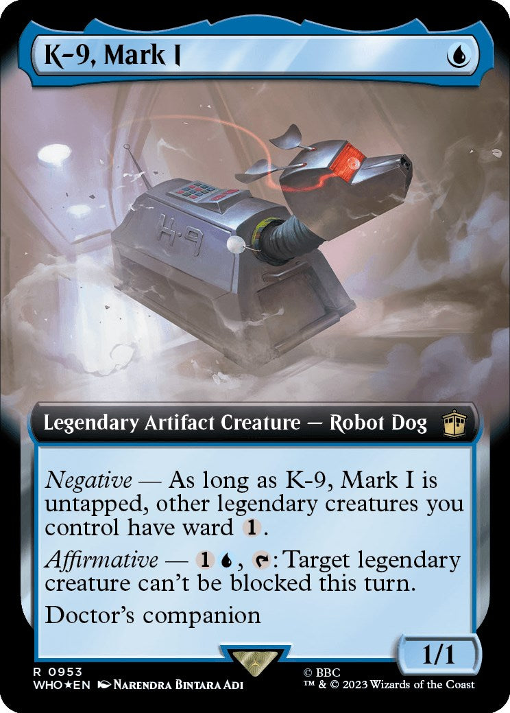 K-9, Mark I (Extended Art) (Surge Foil) [Doctor Who] | Pegasus Games WI