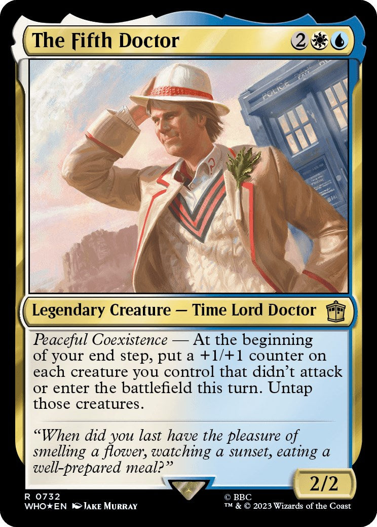 The Fifth Doctor (Surge Foil) [Doctor Who] | Pegasus Games WI