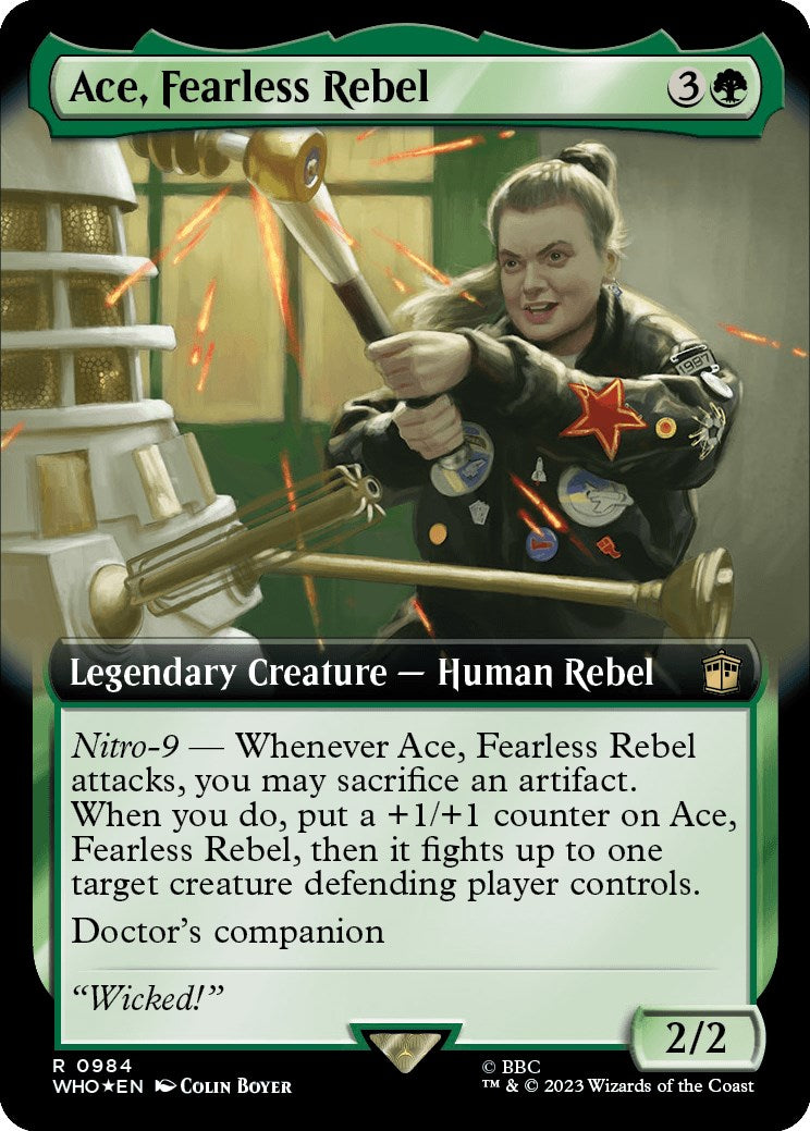 Ace, Fearless Rebel (Extended Art) (Surge Foil) [Doctor Who] | Pegasus Games WI