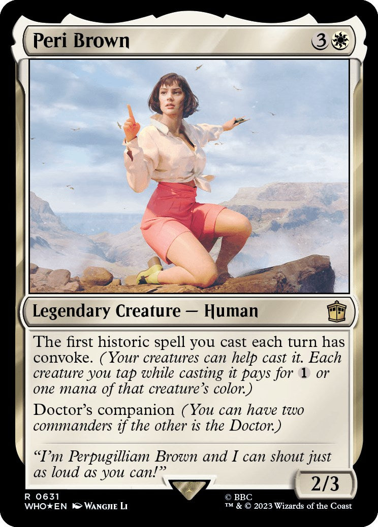 Peri Brown (Surge Foil) [Doctor Who] | Pegasus Games WI