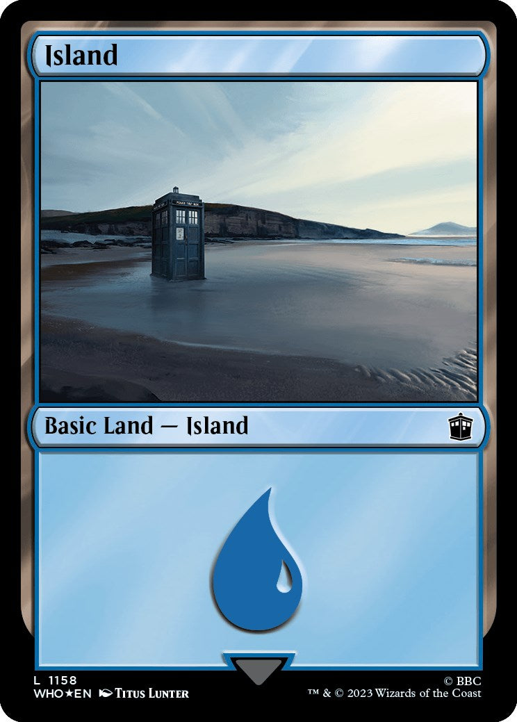 Island (1158) (Surge Foil) [Doctor Who] | Pegasus Games WI