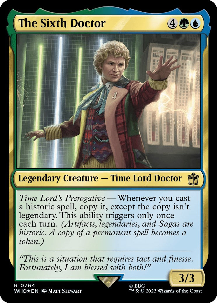 The Sixth Doctor (Surge Foil) [Doctor Who] | Pegasus Games WI