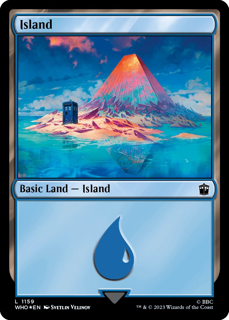 Island (1159) (Surge Foil) [Doctor Who] | Pegasus Games WI