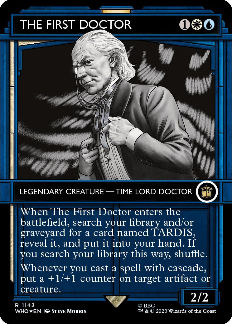 The First Doctor (Showcase) (Surge Foil) [Doctor Who] | Pegasus Games WI
