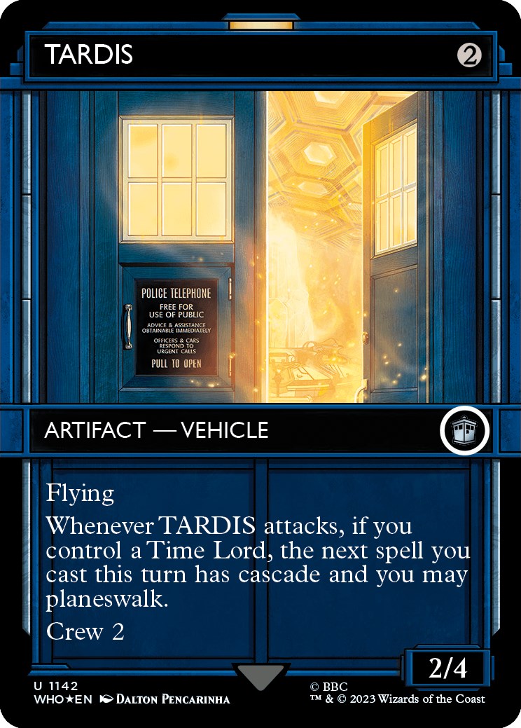 TARDIS (Showcase) (Surge Foil) [Doctor Who] | Pegasus Games WI