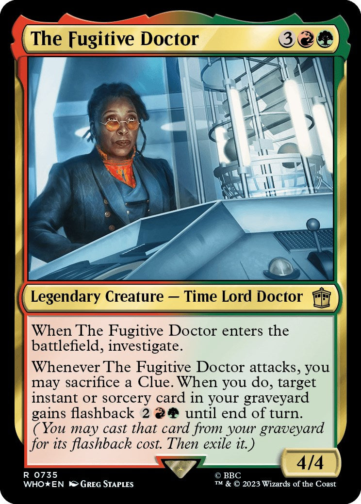 The Fugitive Doctor (Surge Foil) [Doctor Who] | Pegasus Games WI